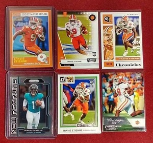 lot 173 image: (6) Travis Etienne Rookie Cards