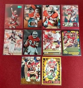lot 176 image: (10) Jerry Rice Cards