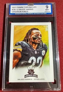 lot 180 image: 2021 Chronicles Najee Harris Rookie Card - ISA 9