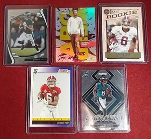 lot 193 image: (5) DeVonta Smith Rookie Cards