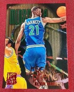 lot 195 image: 1995-96 Fleer Kevin Garnett Rookie Card