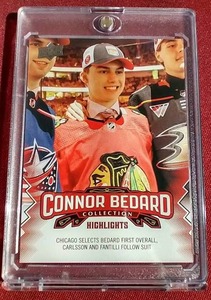 lot 209 image: 2023-24 Upper Deck Connor Bedard Rookie Card