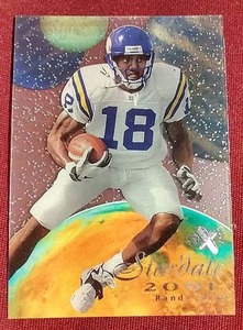 lot 210 image: 1998 Skybox Stardate 2001 Randy Moss Rookie Card - Hard to Find