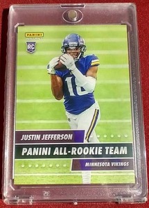 lot 213 image: 2020 Panini Instant Justin Jefferson Rookie Card 648