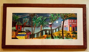 lot 3 image: Large Wall Art with Beautiful Colors by R. Kittsteiner