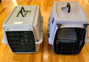 lot 101 image: Two Small Animal Crates