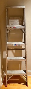 lot 111 image: Five Foot All American Step Ladder