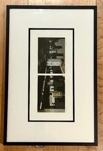 lot 127A image: Signed and Numbered Framed Block Print, entitled Subway