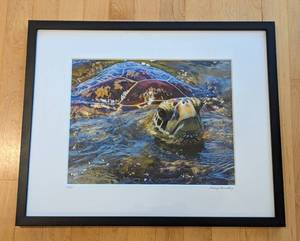 lot 62A image: Framed Turtle Photograph by Gary Dorothy