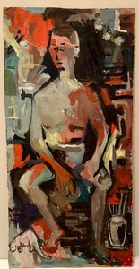 lot 80 image: Original Oil Painting on Board