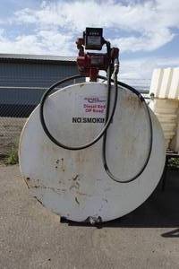 1000 Gallon Diesel Gas Tank with Fill-Rite Pump and Meter