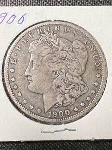 1900 US MORGAN SILVER DOLLAR