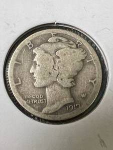 1919 US MERCURY DIME