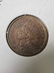 1907 US INDIAN HEAD CENT