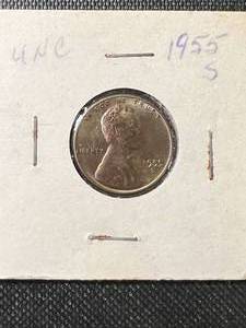 1955-S US WHEAT CENT