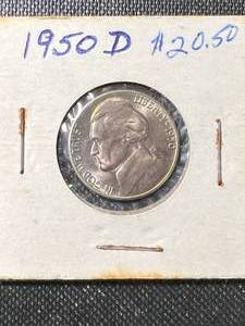 1950-D US JEFFERSON NICKEL