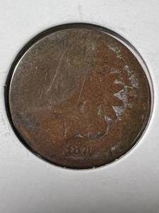 1873 US INDIAN HEAD CENT