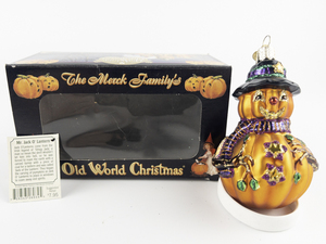 lot 6 image: OLD WORLD CHRISTMAS Mr Jack OLantern Ornament #26034