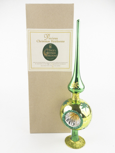 lot 47 image: INGE-GLAS (Germany) Top of the Morning Tree Topper #1-114-03