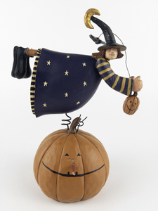 lot 58 image: Handpainted WILLIRAYE STUDIO Midnight Flight Figurine #WW6013