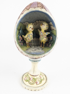 lot 89 image: JIM SHORE - HEARTWOOD CREEK Hatched Just In Time For Spring Figurine #4009253