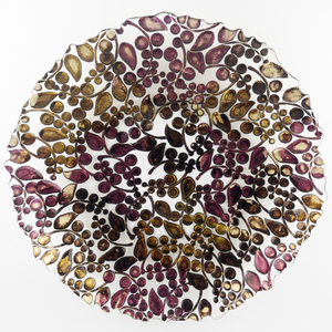 lot 149 image: LARGE Colorful Centerpiece Bowl 17in