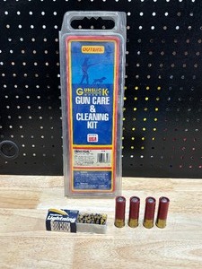 Gun Cleaning Kit, .22 Ammo, 12 Gauge Slugs