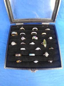 Lot of 23 Rings - Some Silver