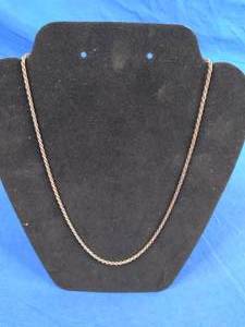 Sterling Silver 2.25mm 20 Rope Chain Necklace