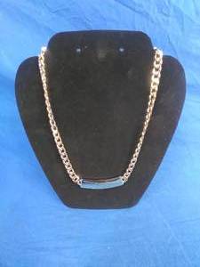 New Gold Tone Personalized CRH Necklace