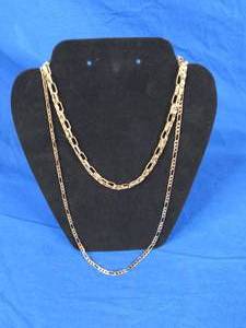 New Steve Madden Gold Tone Triple Chain Necklace