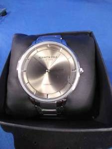 Kenneth Cole New York Mens Analog Quartz Watch with Stainless Steel Band