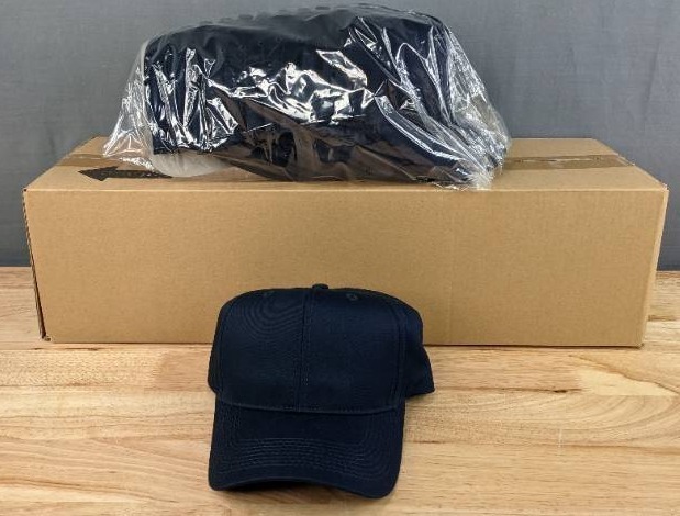 lot 12A image: 24 Brand New Advantage Series Ltd. Navy Hats OSFM A