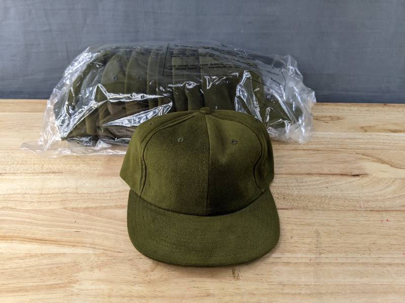 lot 99F image: 48 Brand New YUPOONG Moss Green Hats OSFM A