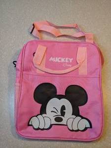 lot 404 image: New Disney Mickey Mouse Shoulder Bag Cross Body Straps Pink P