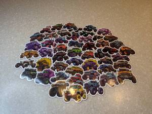 lot 418 image: 50 Brand New Monster Truck Stickers P