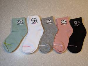 lot 419 image: Five New Pair Of Silly Socks One Size P