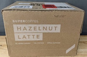 lot 115 image: New Super Coffee Hazelnut Latte Case of 12 N
