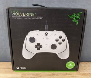 lot 14K image: New Razer Wolverine V2 Chroma Wired Gaming Controller Xbox Series XS White $54.95 Retail N