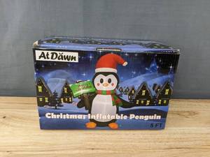 lot 84 image: Brand New ATDAWN 5 Christmas Inflatable Penguin Yard Decoration B