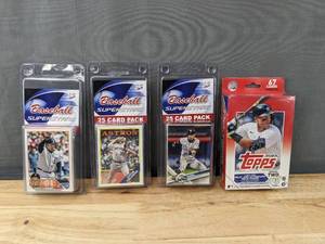 lot 53K image: Brand New MLB Cards (1) Topps, (3) Baseball Superstars I
