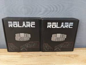 lot 109 image: 2 Brand New Rolarc Tactical Rachet Gun Belts 1.5 (Tan) B