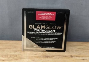lot 850 image: Brand New GlamGlow Youthcream Rejuvenating Power Peptide Moisturizer 1.7 oz $30 Retail B