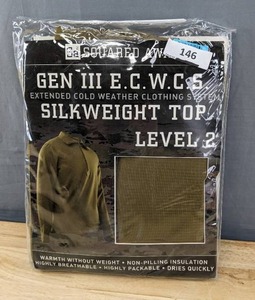 lot 139K image: New Squared Away ECWCS Gen III Level 2 Silkweight Top Mens Size Medium $43.99 Retail N