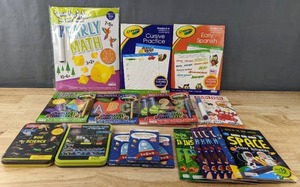 lot 71 image: Brand New Childrens Educational Activity and Sticker Books by Imagine Ink, Crayola, Scratch Fantastic, and More S