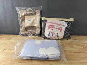 lot 127 image: New Table Cloth, Black Table Skirts and Mickey Mouse Cloth Item S
