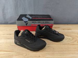 lot 49 image: New Skechers Street Uno Stand On Air Womens Size 5 Black L