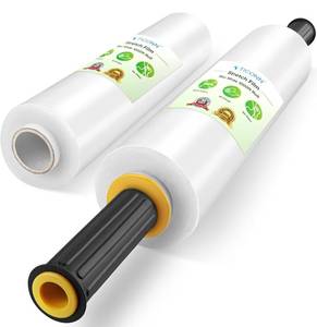 lot 59 image: Brand New 2-Pack TICONN Stretch Wrap Stretch Film Roll S