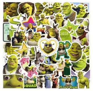 lot 80C image: 60 New Shrek Stickers N