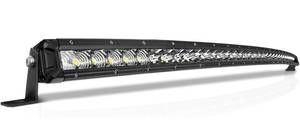 lot 37 image: New 42 Inch Curved LED Light Bar, 300W Super Bright Flood & Spot Beam Combo - 52000LM Off Road Driving Single Row Light Bar $95.99 Retail B